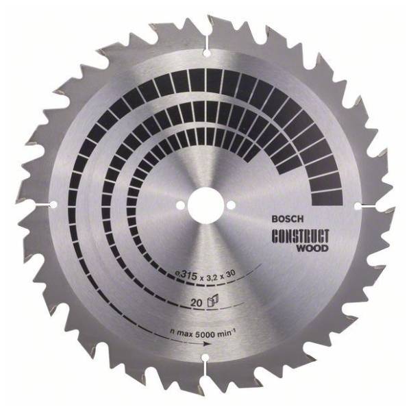 BOSCH Construct Wood list testere 315mm 2608640701
