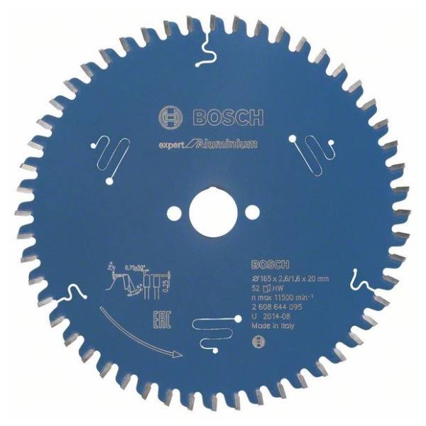 BOSCH Expert for Aluminium list testere 165mm 2608644095
