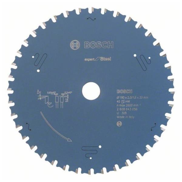 BOSCH Expert for Steel list testere 190mm