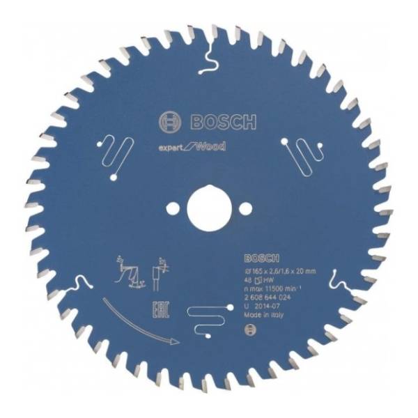 BOSCH Expert for Wood list testere 165mm 2608644024