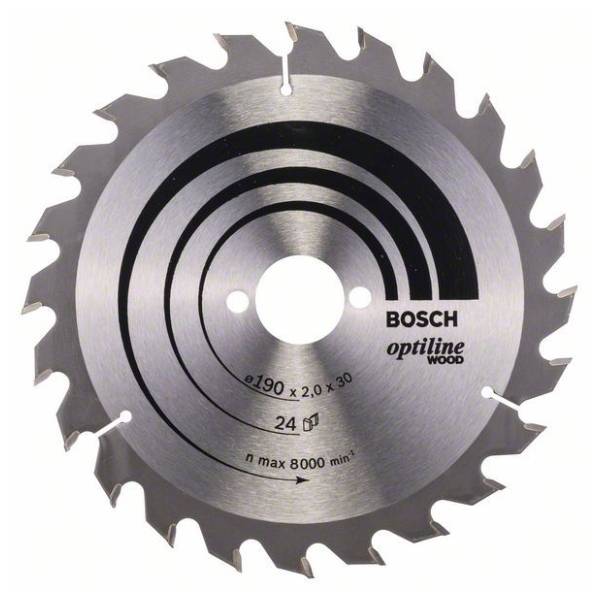 BOSCH Optiline Wood list testere 190mm 2608641185