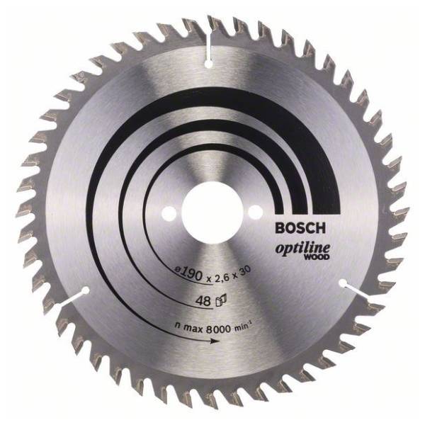 BOSCH Optiline Wood list testere 190mm