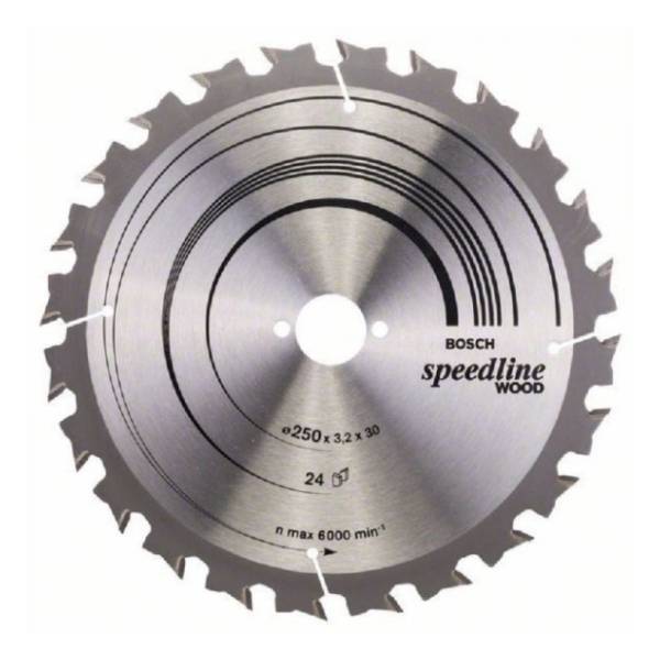 BOSCH Speedline Wood list testere 250mm 2608640680