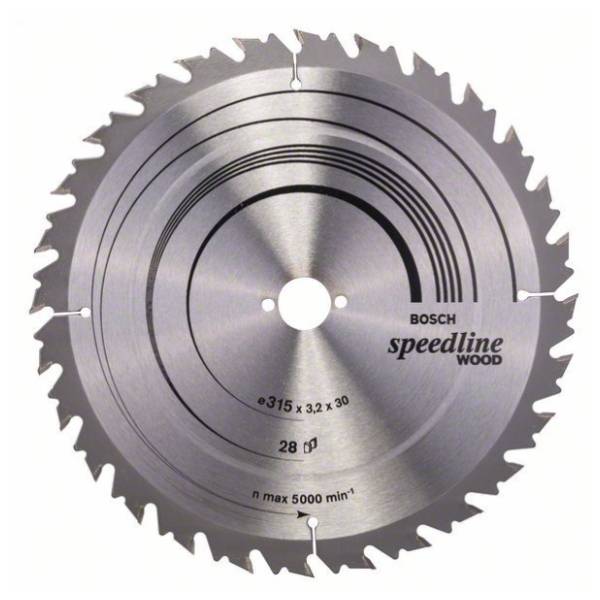 BOSCH Speedline Wood list testere 315mm  2608640682