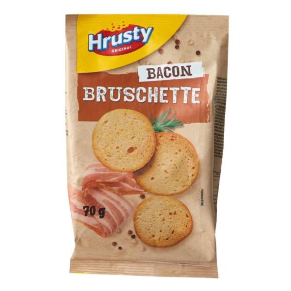 Brusketi HRUSTY slanina 70g