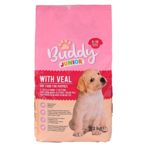BUDDY hrana za pse junior teletina 2kg