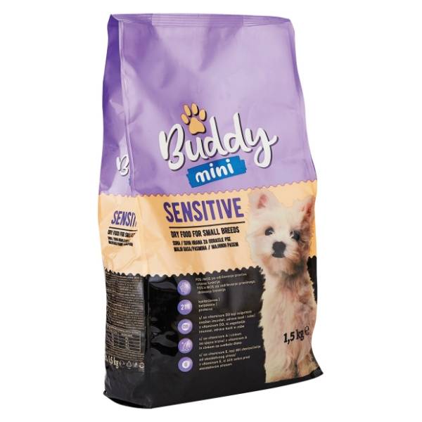 BUDDY Sensitive mini hrana za pse 1,5kg