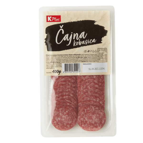 Čajna kobasica DELISO slajs 100g