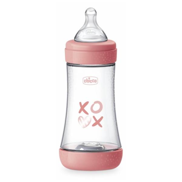 CHICCO flašica za bebe P5 240ml roze