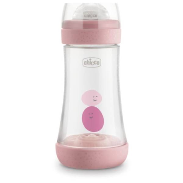 CHICCO flašica za bebe P5 240ml (2m+) roze