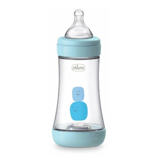 CHICCO flašica za bebe P5 240ml (2m+) plava
