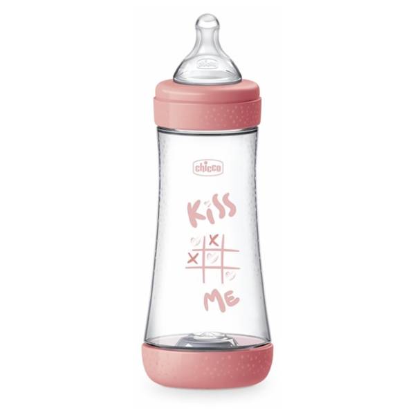 CHICCO flašica za bebe P5 300ml roze