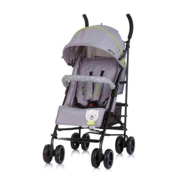 CHIPOLINO kišobran kolica za bebe Milano bear siva