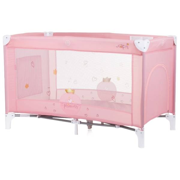 CHIPOLINO prenosivi krevetac Capri princess roze