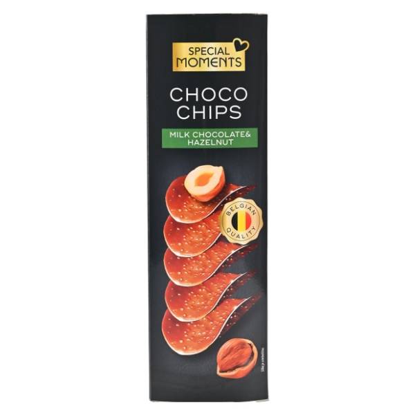 Choco chips SPECIAL MOMENTS čokolada i lešnik 100g