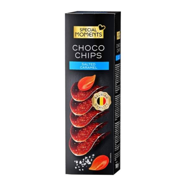 Choco chips SPECIAL MOMENTS salted caramel 100g