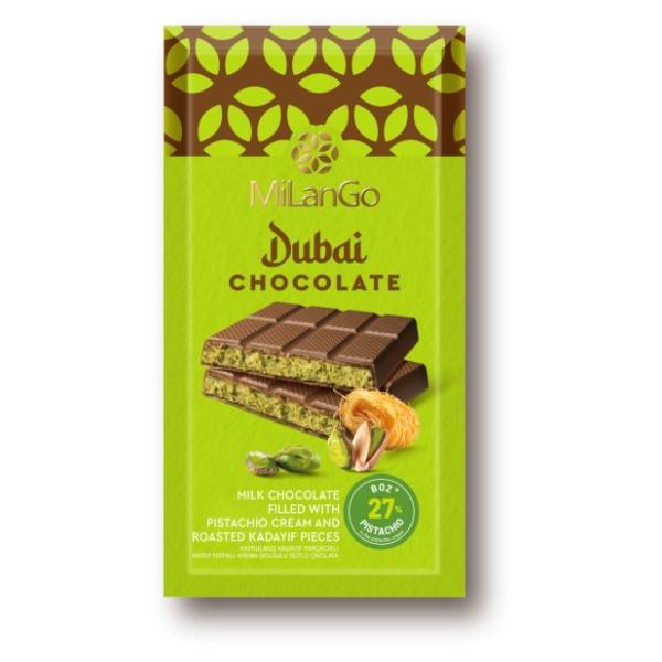 Čokolada MILANGO Dubai 122g