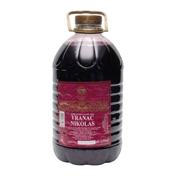 Crno vino NIKOLAS Vranac 3l