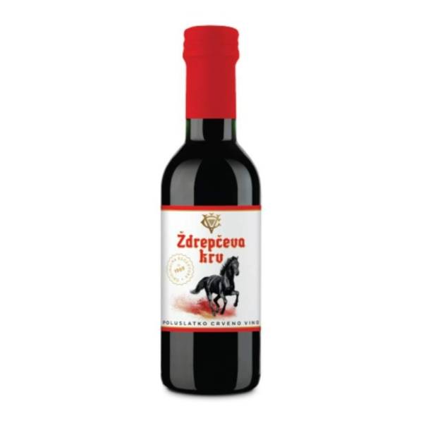 Crno vino VINARIJA ČOKA Ždrepčeva krv 0,187l