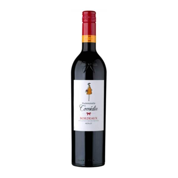 Crveno vino MADEMOISELLE COMEDIE Bordeaux merlot 0,75l