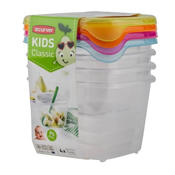 CURVER kutija za hranu Kids 4x0,45l