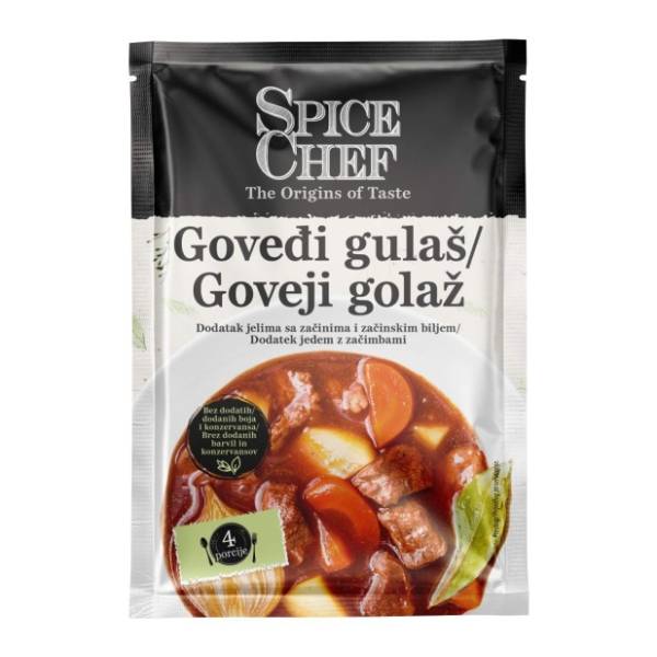 Dodatak SPICE CHEF za goveđi gulaš 50g