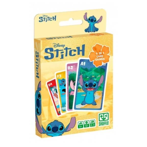 Društvena igra Stitch shuffle fun 4 in 1
