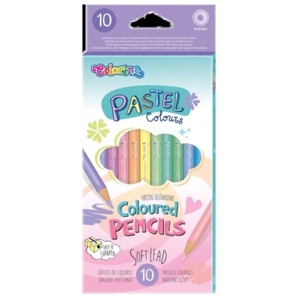 Drvene bojice COLORINO pastel 10kom