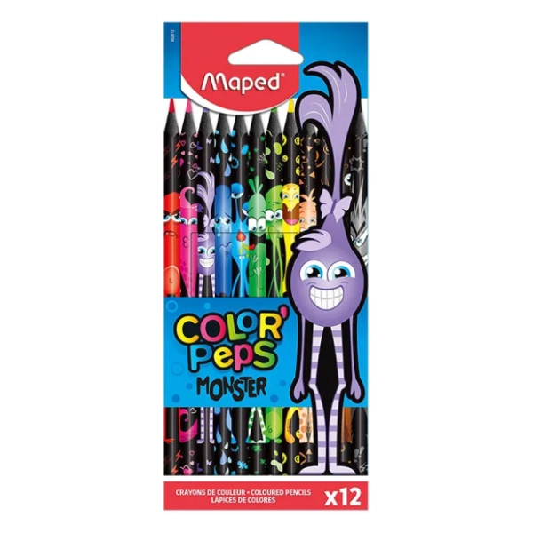 Drvene bojice MAPED monster 12kom