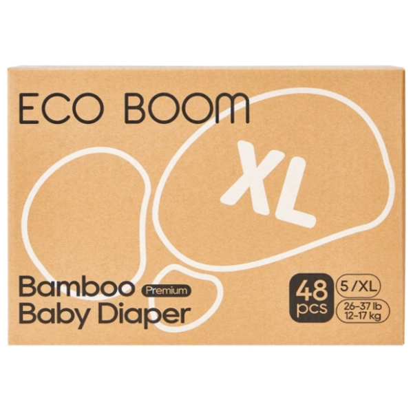 ECO BOOM pelene biorazgradive XL 48kom