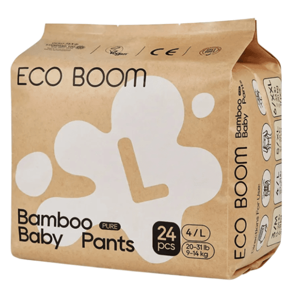 ECO BOOM pelene gaćice biorazgradive L 24kom