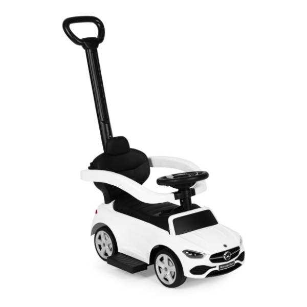 ECO TOYS guralica sa ručkom Mercedes C class bela