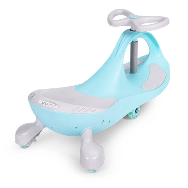 ECO TOYS guralica sa LED točkovima Wiggle plava