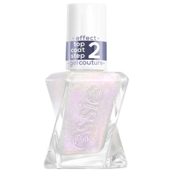 ESSIE Couture gel top coat 563 blushed meta