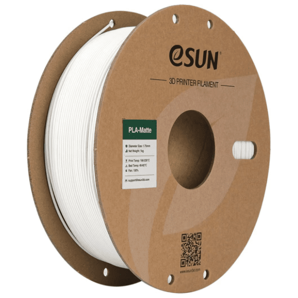 eSUN Matte PLA 1,75 mm Milky White 3D filament