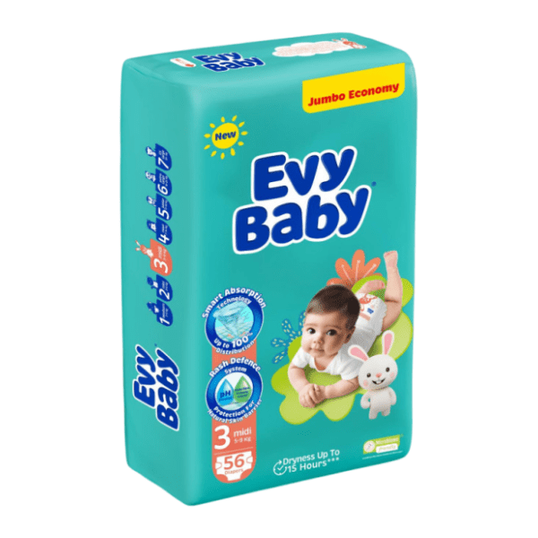 EVY BABY pelene jumbo 3 midi 56kom