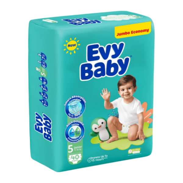 EVY BABY pelene jumbo 5 junior 40kom