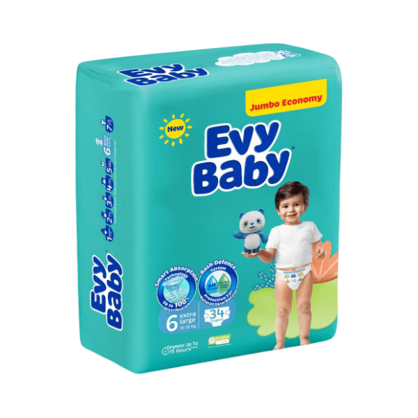 EVY BABY pelene jumbo 6 XL 40kom