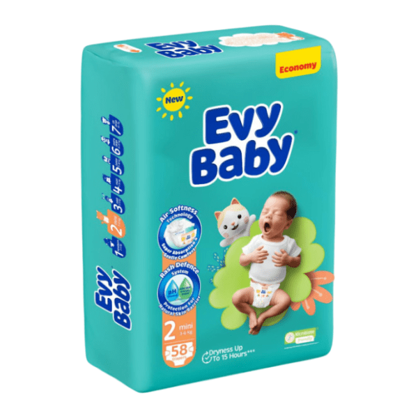 EVY BABY pelene twin 2 mini 58kom