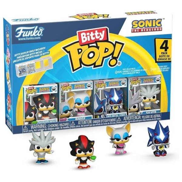 Figura Bitty POP Shadow Sonic FUNKO 4kom