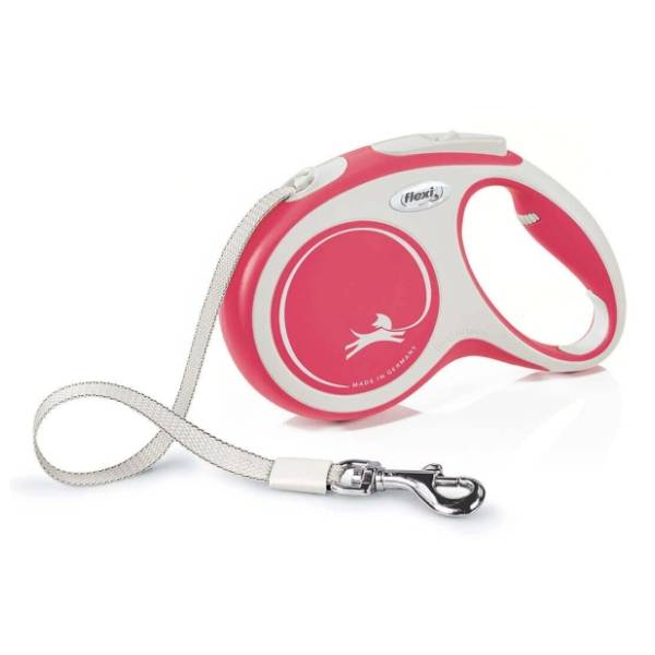FLEXI Comfort tape povodac za pse M 5m roze