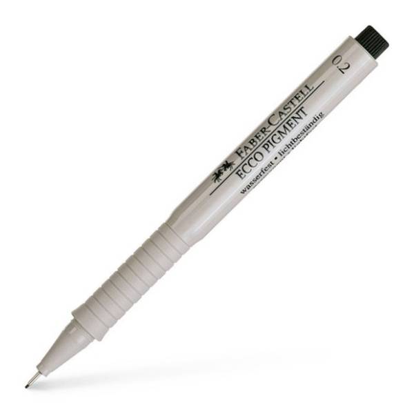 Flomaster FABER CASTELL eco pigment 0,2mm