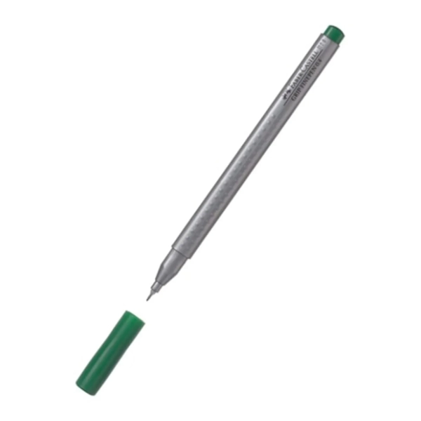 Flomaster FABER CASTELL liner grip finepen zeleni 0,4mm
