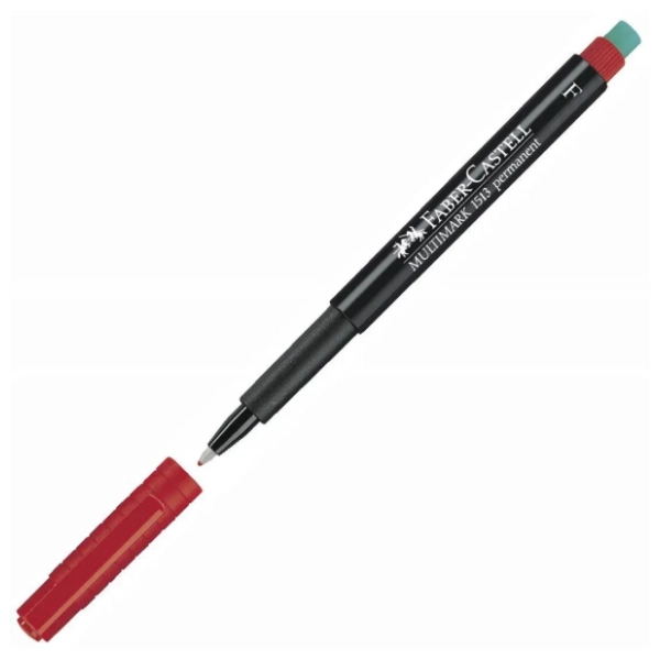 Flomaster FABER CASTELL ohp 0,6mm crveni