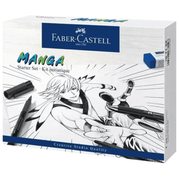 Flomasteri FABER CASTELL Manga pitt art pen set starter