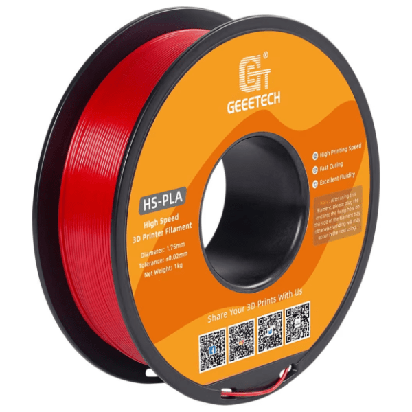GEEETECH HS PLA 1,75 mm Red 3D filament