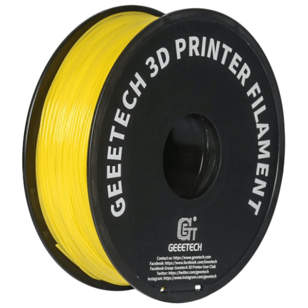 GEEETECH PLA 1,75 mm Yellow 3D filament