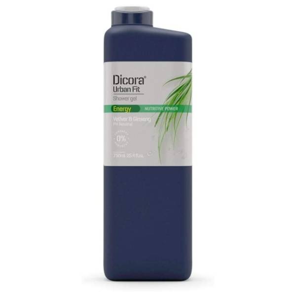 Gel za tuširanje DICORA Urban fit energy vetiver 750ml