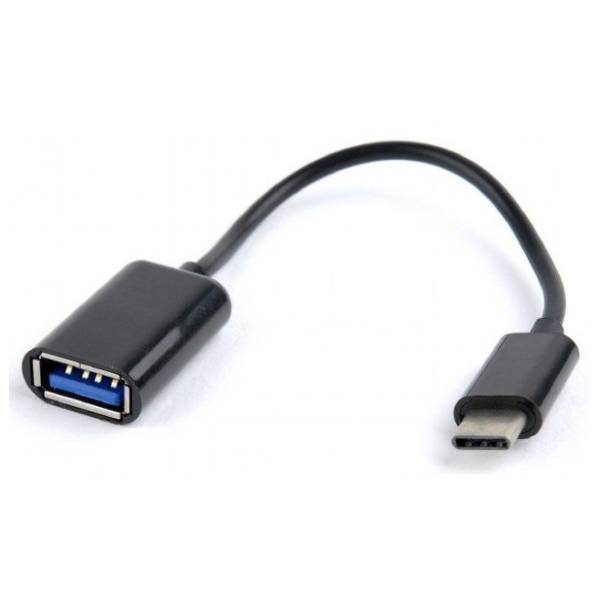 GEMBIRD adapter USB-C (m) na USB-A (ž) AB-OTG-CMAF2-01 0.2m crni
