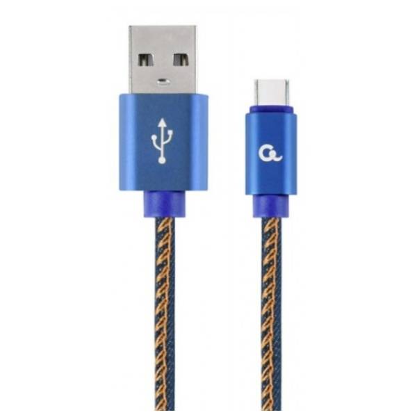 GEMBIRD kabl USB-A na USB-C (m/m) CC-USB2J-AMCM-2M-BL 2m denim blue